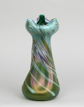 A Large Art Glass Vase A large experimental art glass