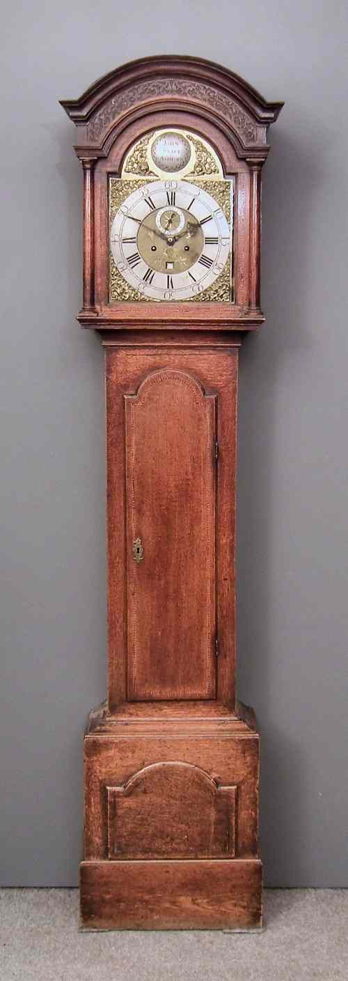 An 18th Century oak longcase clock by John Snatt of