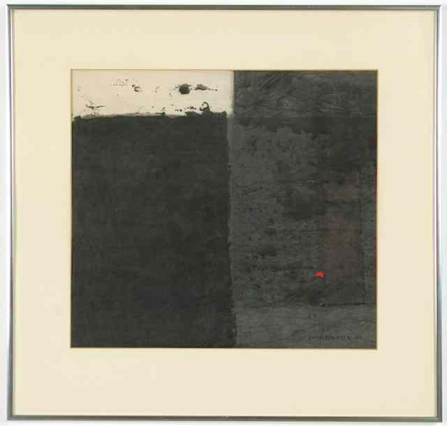 CARL MORRIS ACRYLIC AND SUMI INK ON PAPER American 1911