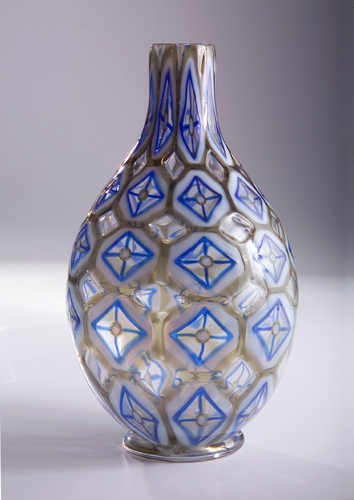 ERCOLE BAROVIER BAROVIER TOSO Fine Athena Cattedrale bulbous glass vase