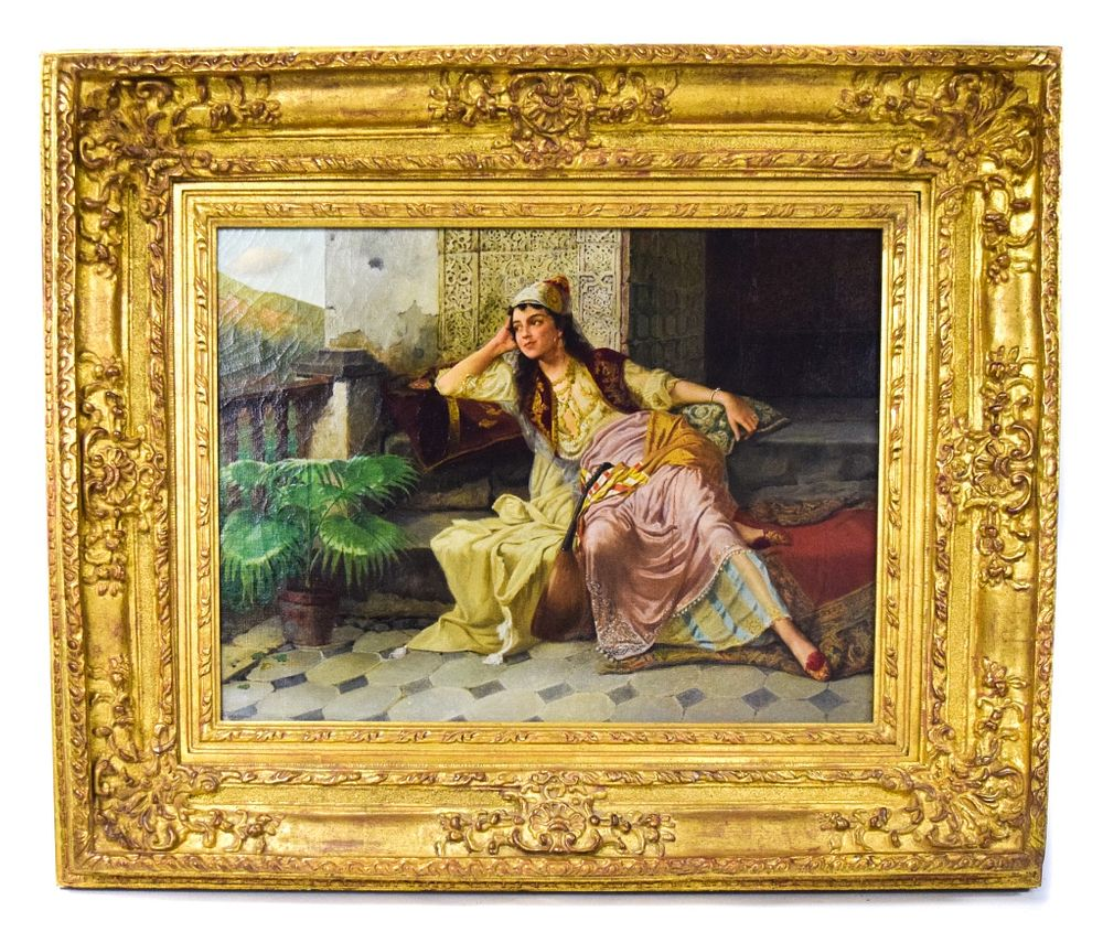 Vincent Stiepevich Oil on Canvas Vincent G Stiepevich Russian American