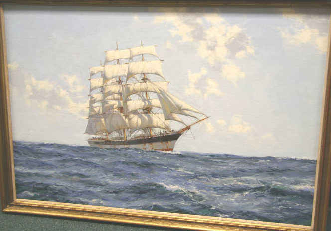 MONTAGUE DAWSON BRITISH 1895 1973 THE BROAD HIGHWAY THE ANTIOPE