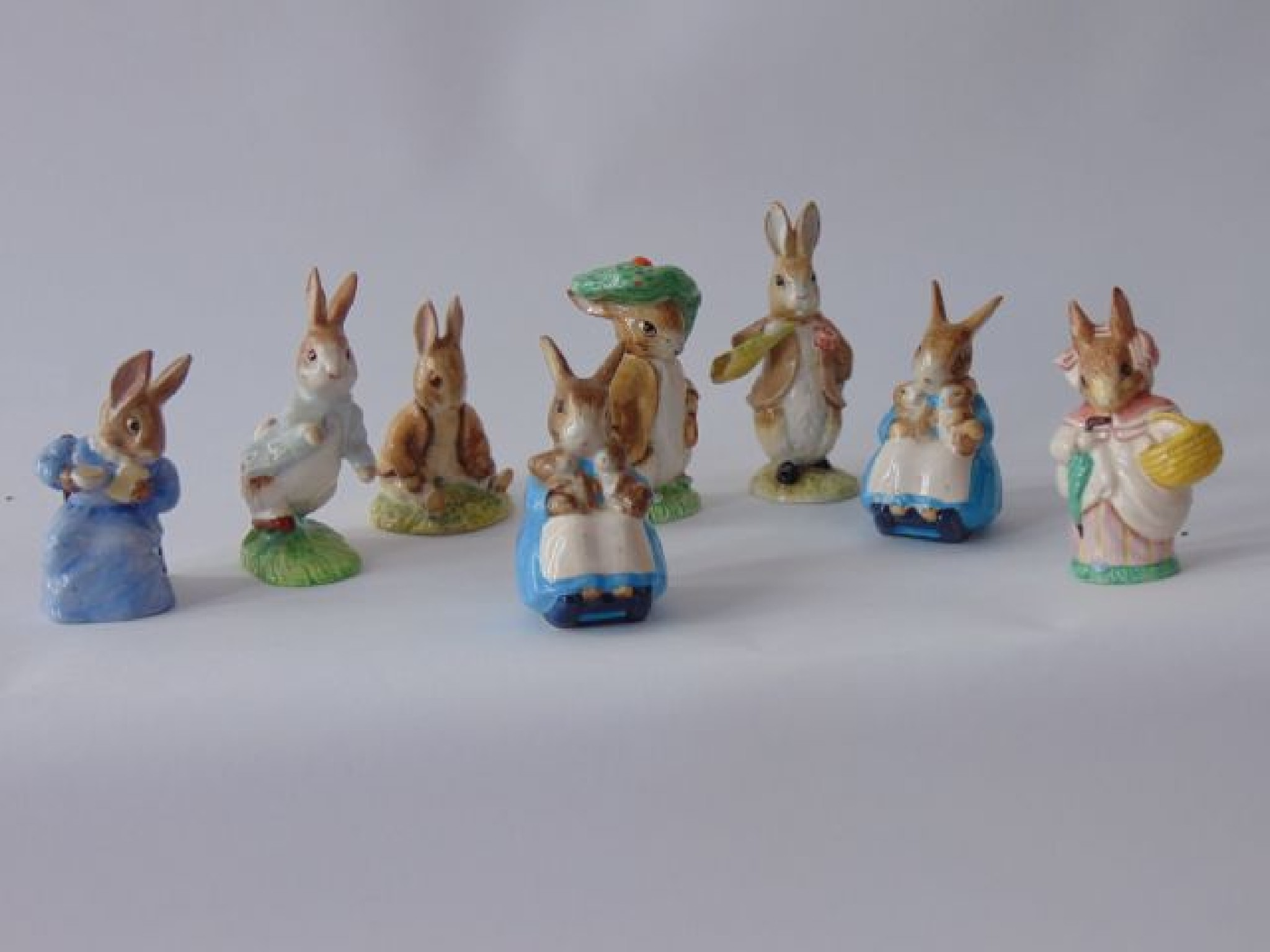 A collection of seven Royal Albert Beatrix Potter figures of