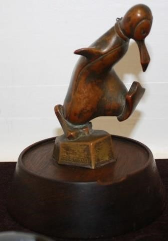 BRONZE ALFRED THE PENGUIN BY JACQUES CARTIER FRENCH CIRCA 1925