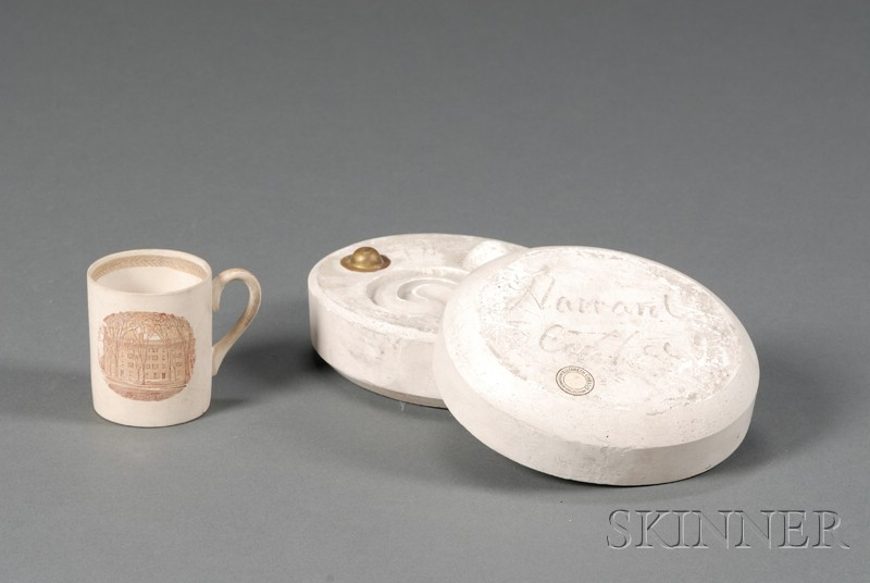Two Wedgwood Factory Items England 20th century a biscuit fired