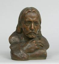 Attributed to Joza Krupka Czechoslovakian 1880 1917 Portrait bust wooden