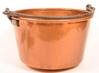 Pennsylvania Copper Apple Butter Kettle Pennsylvania 19th Century Copper Apple