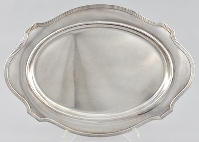 A Gorham Sterling Silver Serving Tray Measuring approx 21 1