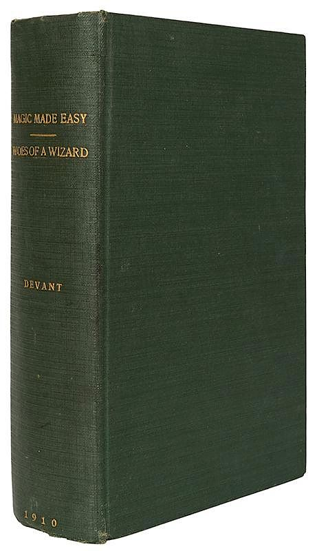 Bound Volume of Devant s Works from Cardini s Library