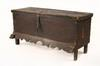 BLANKET CHEST 18th c Continental pine blanket chest Dovetailed box