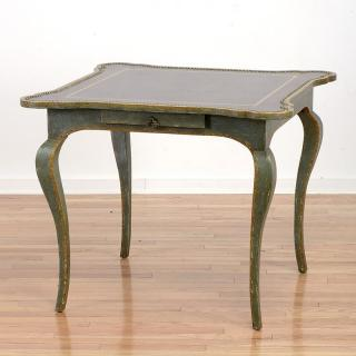 Minton Spidell paint decorated games table 21st c model no