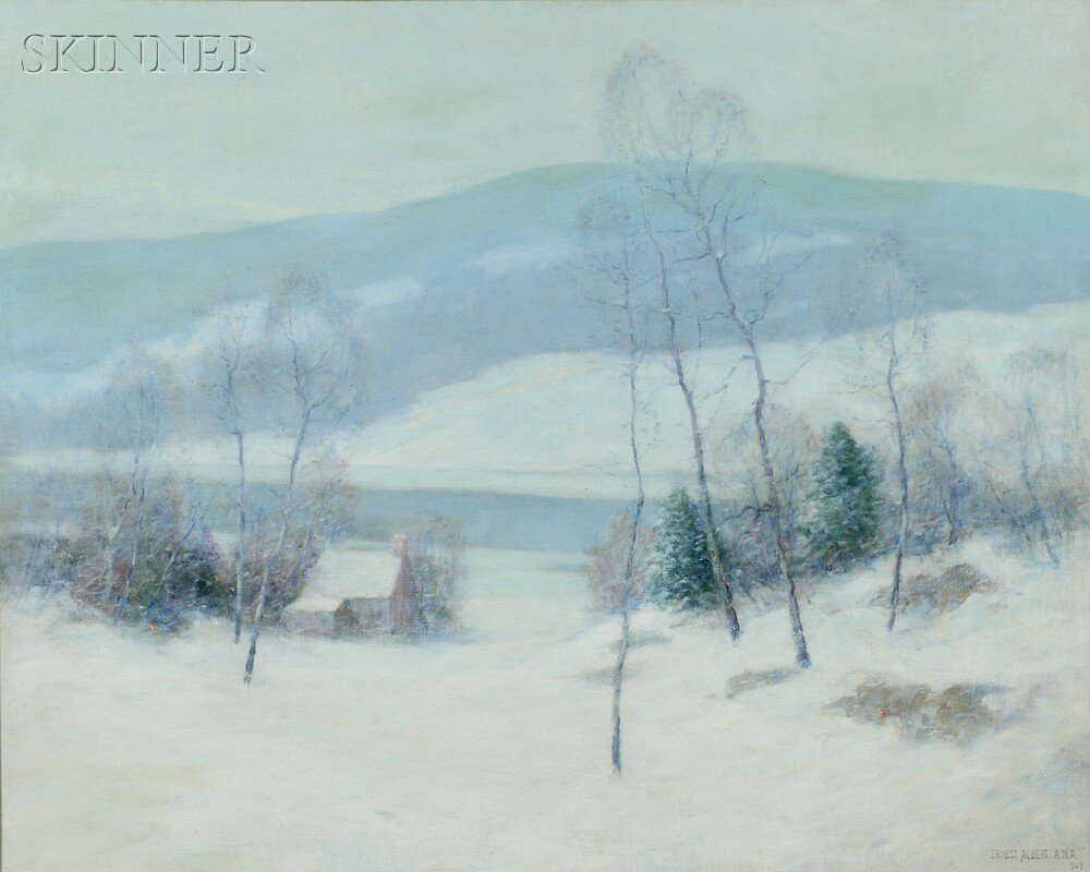 Ernest Albert American 1857 1946 Flow River Flow Signed and