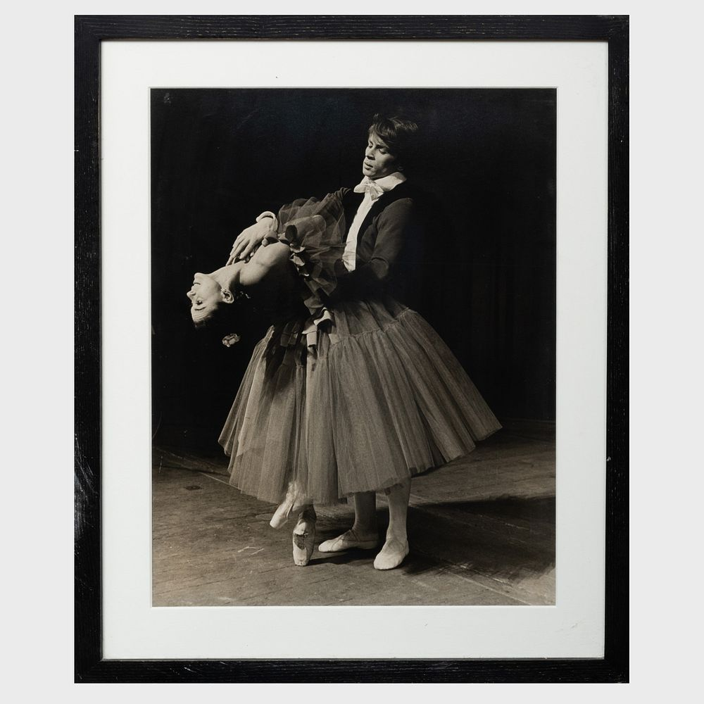 20th Century School Rudolph Nureyev and Margot Fonteyn Gelatin silver
