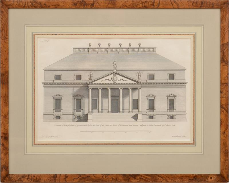 AFTER COLEN CAMPBELL 1676 1729 THE ELEVATION OF EATON HALL