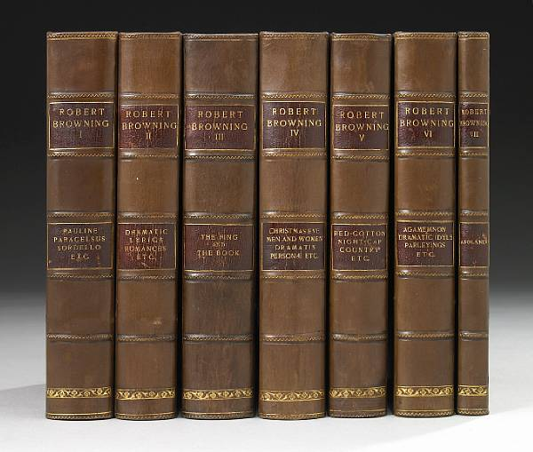 Browning Robert The Poetic and Dramatic Works of Boston Cambridge