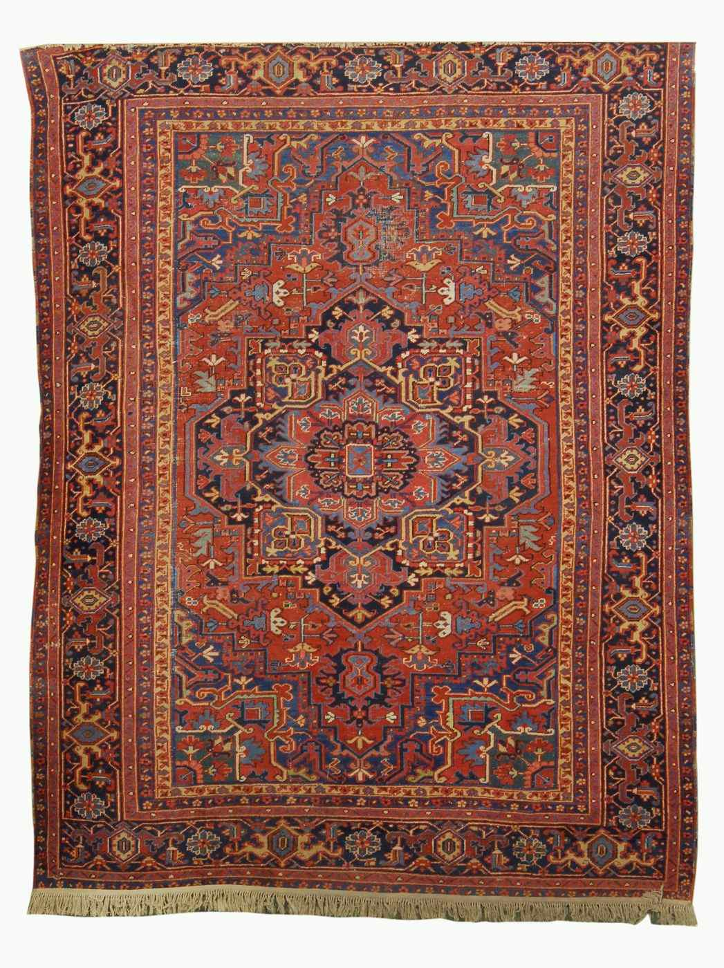 ORIENTAL RUG HERIZ9 1 x 12 0 Gabled medallion of
