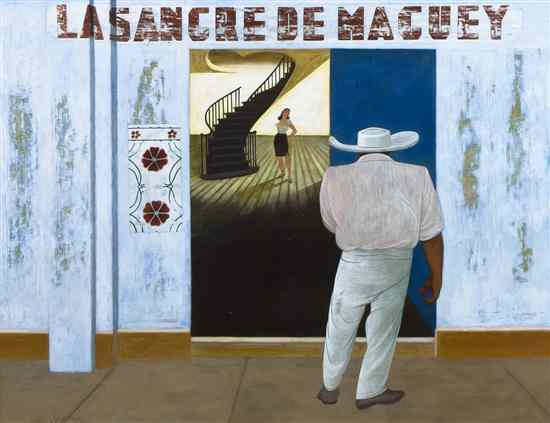 Carroll Cloar American 1913 1993 La Sangre de Maguey 1952