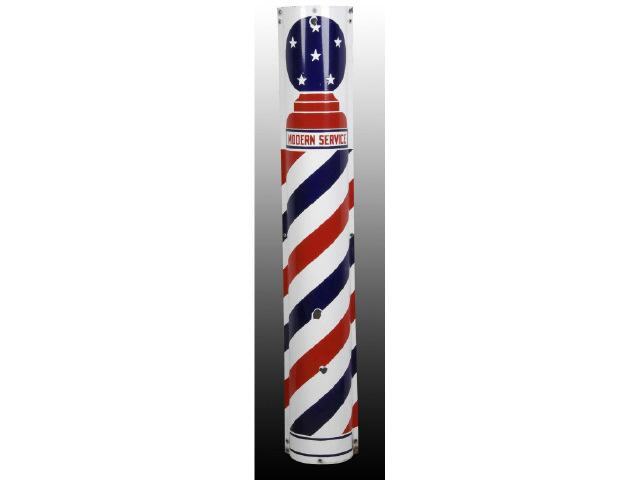 Modern Service Barbershop Porcelain Sign Description Nice sign with two
