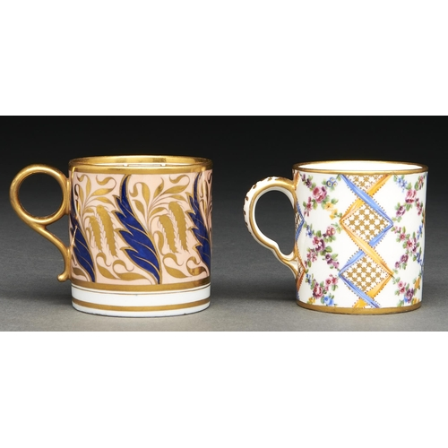 A Sevres coffee can c1765 75 finely painted and gilt