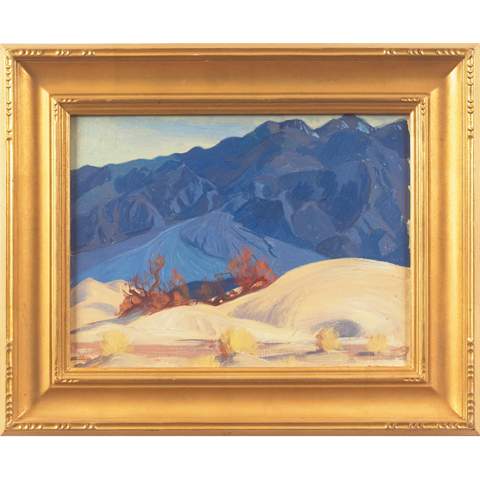 Jessie Hazel Arms Botke American 1883 1971 Paniment Mountains c