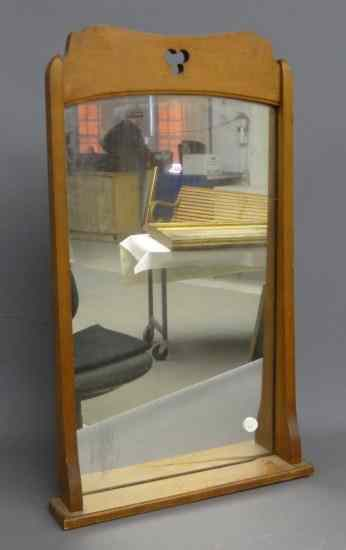 Vintage maple mirror 17 1 4 x 31