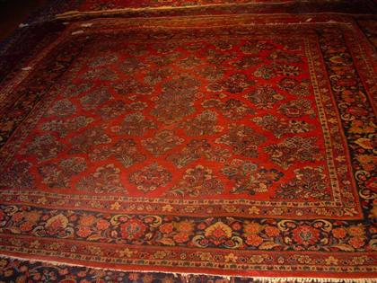 Sarouk carpet west persia circa 1940 8 ft 8 in