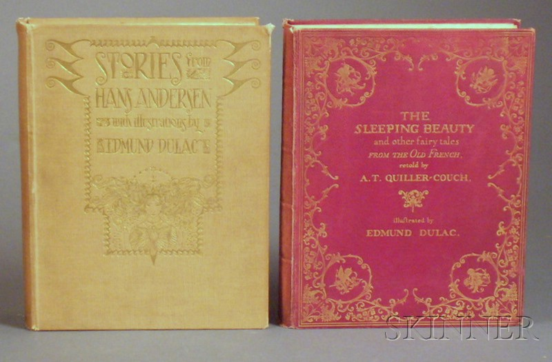 Edmund Dulac 1882 1953 Illustrator Two titles both London Hodder