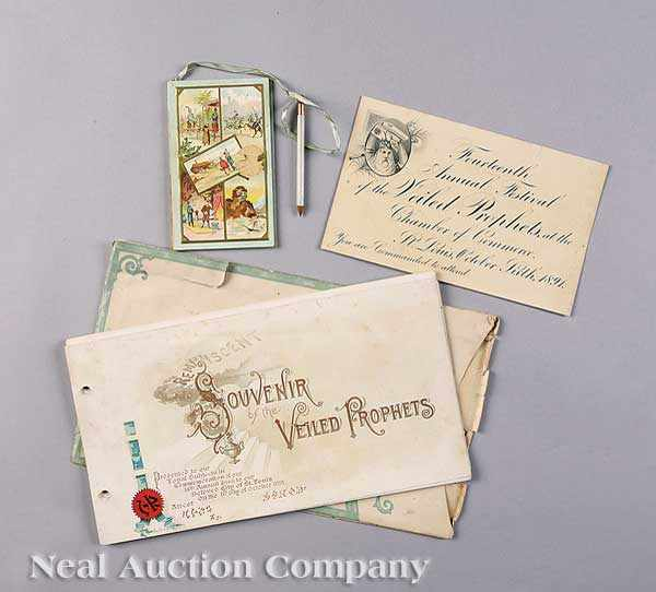 Secret Societies St Louis MO Veiled Prophet Ball Invitation Envelope