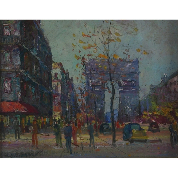 Antoine Blanchard attribution French 1910 1988 View of the Arc