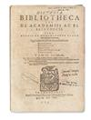 SCHOTT ANDREAS S J Hispaniae bibliotheca seu De academiis ac