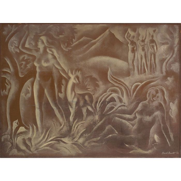 David Leavitt American 1897 1945 Nudes in the Forest 1936