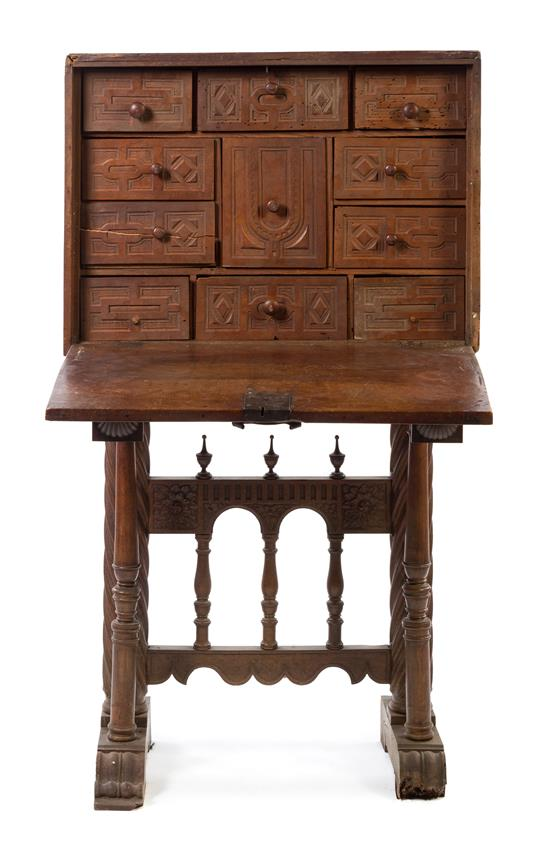 Sale 430 Lot 238 A Spanish Walnut Vargueno 19th century