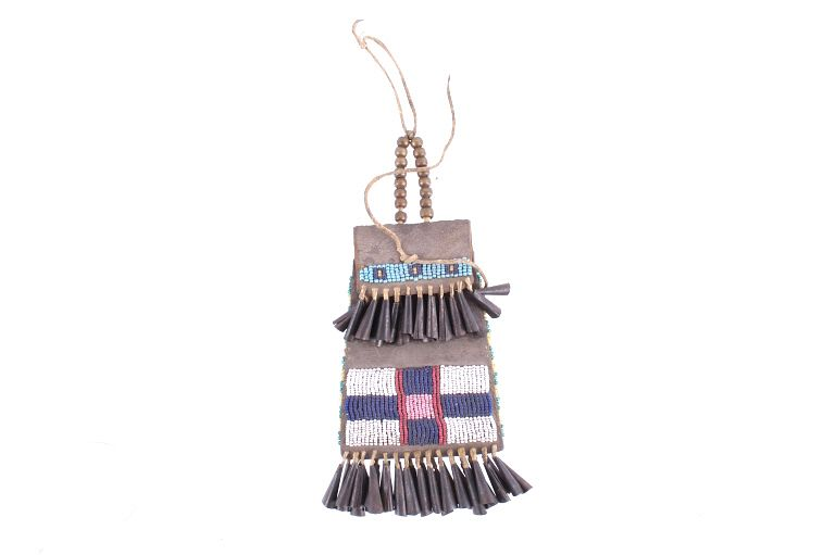 Kiowa Beaded Strike A Lite Bag 19th Century The lot