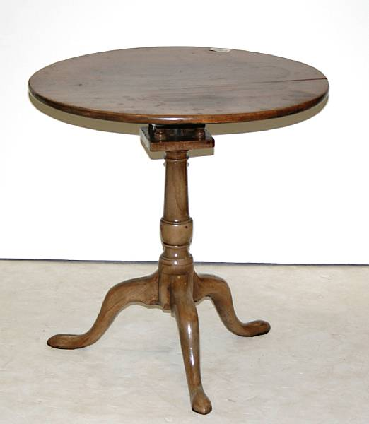 A George III mahogany tea table second half 18th century