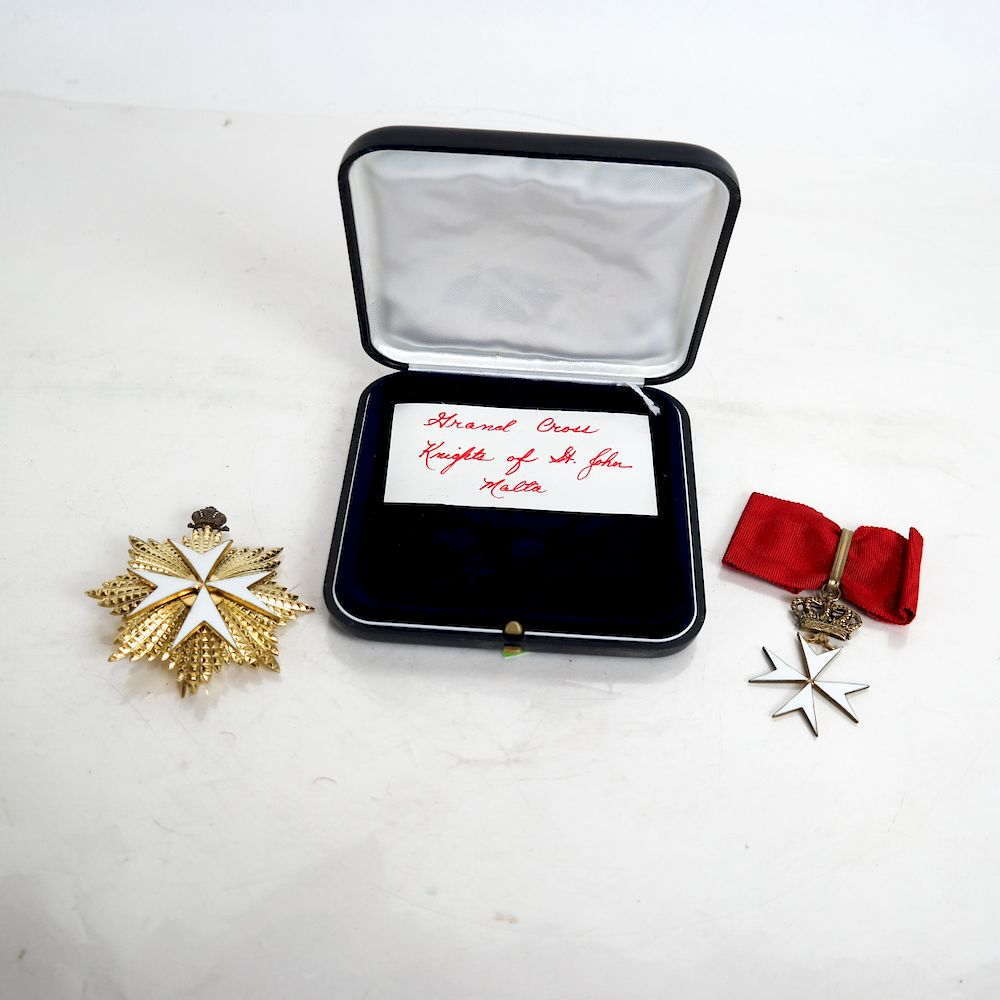 Enamel and Bronze Pins Grand Cross for Knights of St