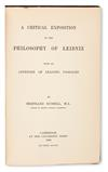 RUSSELL BERTRAND third Earl A Critical Exposition of the Philosophy