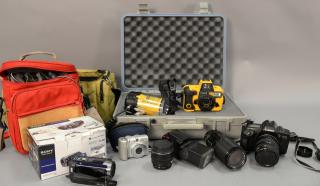 Camera group to include Sony Handycam HT Avchd Canon EOS