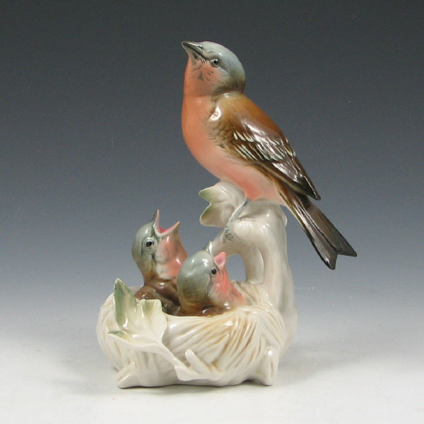 Ens Robin s Nest Porcelain Figurine Mint Ens porcelain figurine