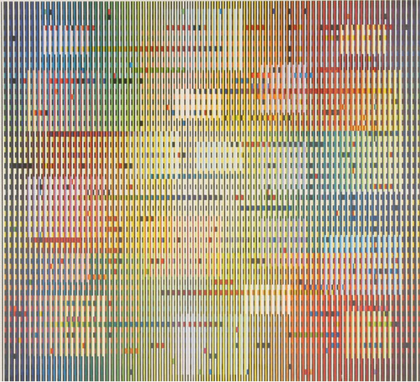 Yaacov Agam Israeli b 1928 geometric abstraction Op Art print