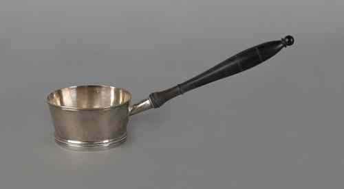 Philadelphia silver brandy sauce pan ca 1790 bearing the touch