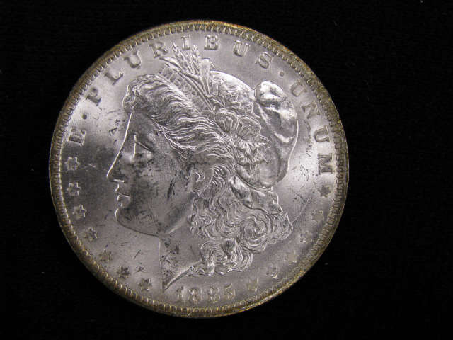 1885 O Morgan Silver Dollar uncirculated