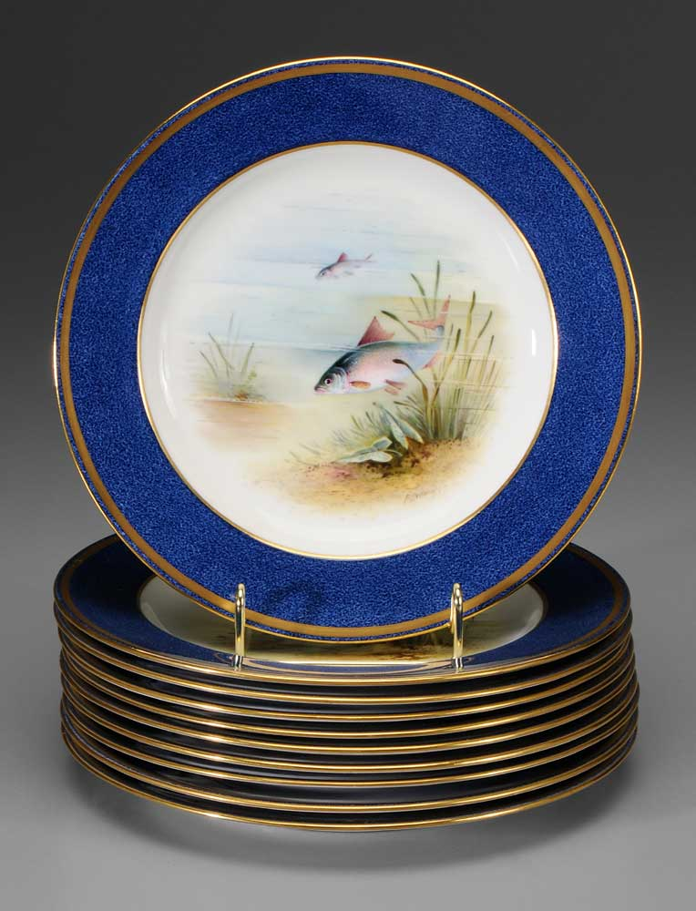 Set of Ten Wedgwood Fish Plates English 20th century each