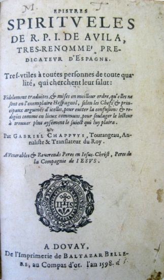 VILA JUAN DE Epistres Spirituelles 16 461 17 of 19