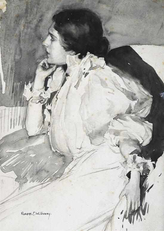 Rupert Bunny 1864 1947 Portrait of Jeanne Heloise Morel circa