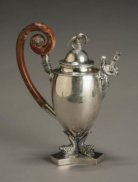 German Neoclassical Silver Coffee Pot Georg Christian Friedrich Temmler Augsburg