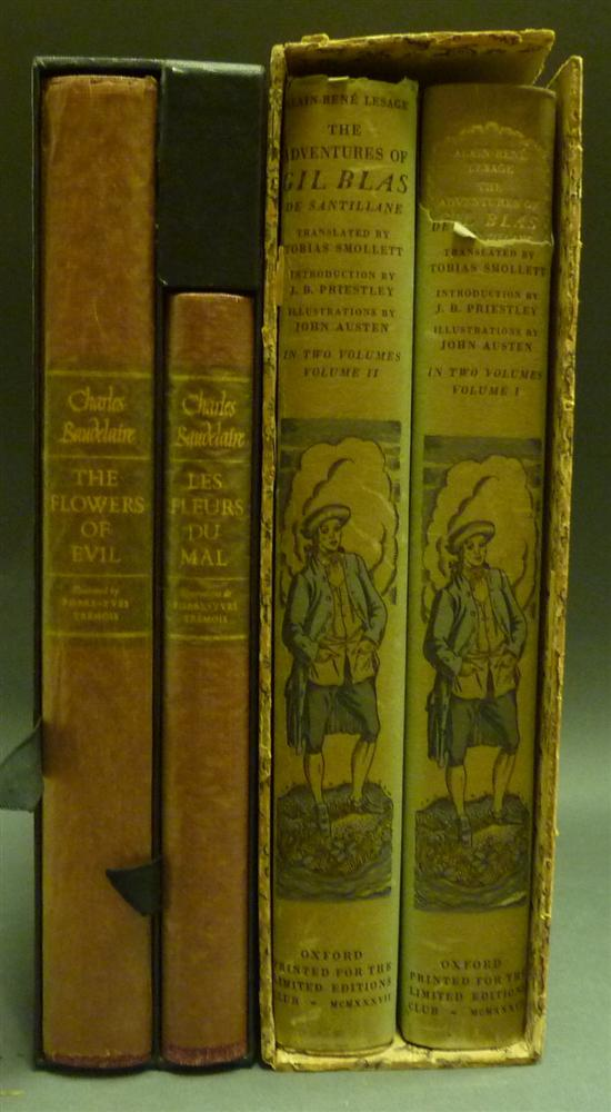 French Literature 2 Titles 4 Vols Limited Editions Club 4to