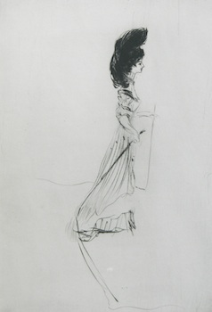 Edgar Chahine French 1874 1947 L Ecuyere ou la Comtesse