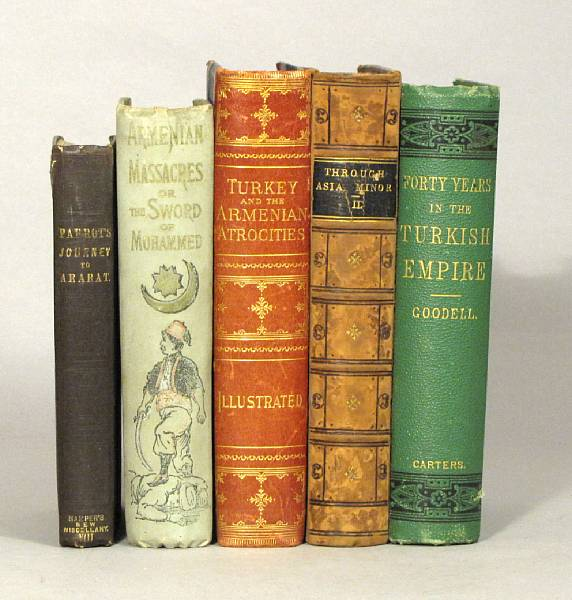 ARMENIAN 10 vols relating to Armenian history including Goodell William