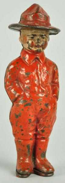 Cast Iron Doughboy Soldier Still Bank Description Manufactured by Gray