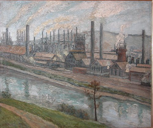 Artist Baum Walter Emerson American 1884 1956 Title Bethlehem Mills